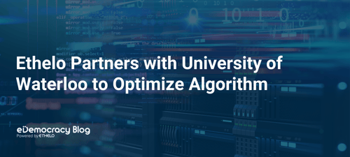 Ethelo Partners with University of Waterloo to Optimize Algorithm